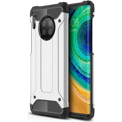 Mobigear Outdoor Coque Huawei Mate 30 Pro Coque arrière Rigide Anti-Chocs - Argent