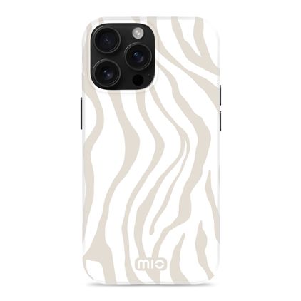 MIO Coque iPhone 16 Pro MagSafe Coque arrière Rigide - Sandy Zebra
