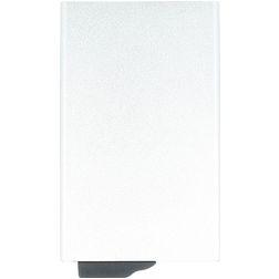 Valenta Card Case Aluminium Plus - Porte Cartes en en Aluminium - 7 Cartes - Argent