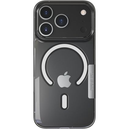 Nudient Thin Magsafe Transparent iPhone 17 Pro Plastique rigide Coque arrière - Transparent