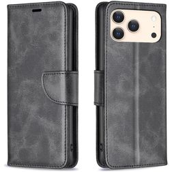 Mobigear Excellent Housse iPhone 17 Pro Etui Porte-Monnaie - Noir