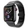 Mobigear Madrid Bracelet Acier Apple Watch Fermeture boucle déployante - 49/46/45/44 mm - Noir