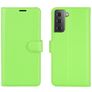 Mobigear Classic Housse Samsung Galaxy S21 Etui Porte-Monnaie - Vert