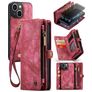 Caseme 008 Housse iPhone 13 Etui avec Coque Détachable Porte-Monnaie - Rouge