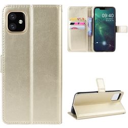 Mobigear Wallet Housse iPhone 11 Etui Porte-Monnaie - Or
