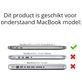 Mobigear Shockproof MacBook Pro 13 Pouces (2016-2023) Coque - Marron - Model A1706 / A1708 / A1989 / A2159 / A2289 / A2251 / A2338