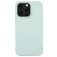 Mobigear Rubber Touch Coque iPhone 14 Pro Max Coque arrière en Silicone - Menthe