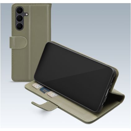 Mobilize Premium Gelly Samsung Galaxy S25 FE Étui Portefeuille - Vert