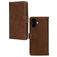 Mobilize Wallet Housse iPhone 16 Etui en Cuir Véritable Porte-Monnaie - Marron