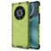 Mobigear Honeycomb Coque HONOR Magic 4 Pro Coque arrière Rigide Anti-Chocs - Vert
