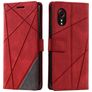 Mobigear Rhombus Housse Samsung Galaxy Xcover 7 Etui Porte-Monnaie - Rouge