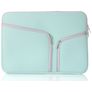 Mobigear Double Zipper Pochette Ordinateur portable en Neoprène 12 Pouces Housse ordinateur - Vert