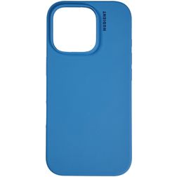 Nudient Base Coque iPhone 16 Pro Max Coque arrière en Silicone - Vibrant Blue