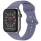 Mobigear Sport Dual Bracelet Silicone Apple Watch Fermeture à clou et passant - 42/41/40/38 mm - Bleu