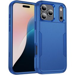 Mobigear Ultra Tough Coque iPhone 17 Pro Max Coque arrière Rigide Anti-Chocs - Bleu Marin