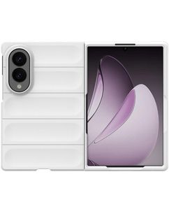 Mobigear Bumpy Coque Samsung Galaxy Z Fold 8 Coque arrière en TPU Souple - Blanc