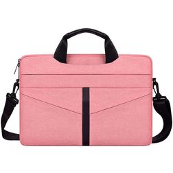 Mobigear Stripe Sac à bandoulière Ordinateur portable 14 - 15 Pouces Sacoche ordinateur - Beauty Pink