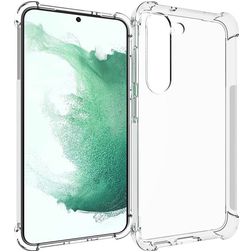 Mobigear Cushion Transparent Samsung Galaxy S23 Plus TPU souple Coque arrière Antichoc - Transparent