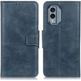 Mobigear Classy Housse Nokia X30 Etui Porte-Monnaie - Bleu