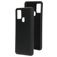 Mobiparts Coque Samsung Galaxy A21s Coque arrière en Silicone - Noir