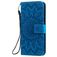 Mobigear Sunflower Housse Motorola Moto G8 Plus Etui Porte-Monnaie - Bleu