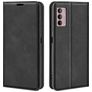 Mobigear Retro Slim Housse Motorola Moto G42 Etui Porte-Monnaie - Noir