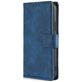 Mobigear Croco Housse Motorola Edge 30 Neo Etui Porte-Monnaie - Bleu