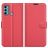 Mobigear Classic Motorola Moto G60 Étui Portefeuille - Rouge