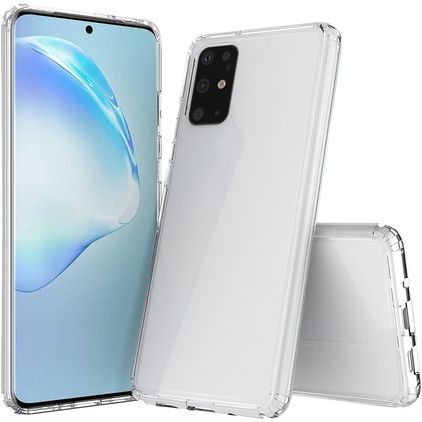 Mobigear Crystal Coque Transparente Samsung Galaxy S20 Plus Coque arrière Rigide - Transparent
