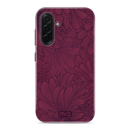 MIO Coque Samsung Galaxy A56 MagSafe Coque arrière Rigide - Berry Blooms