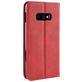 Mobigear Sensation Housse Samsung Galaxy S10e Etui Porte-Monnaie - Rouge