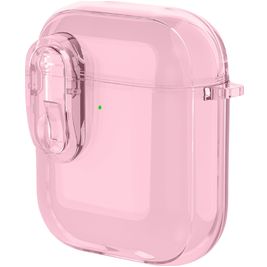 Mobigear Crystal Clip Coque Apple AirPods 1 Coque Rigide - Rose