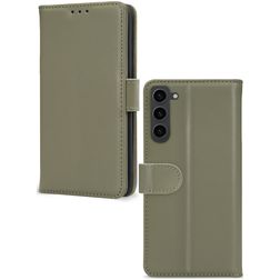 Mobilize Premium Gelly Wallet Housse Samsung Galaxy S23 Etui Porte-Monnaie - Vert