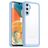 Mobigear Crystal Coque Samsung Galaxy A14 Coque arrière Rigide - Transparent / Bleu