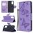 Mobigear Butterfly Housse Samsung Galaxy S20 Etui Porte-Monnaie - Violet