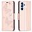 Mobigear Butterfly Samsung Galaxy A54 Étui Portefeuille - Rose doré