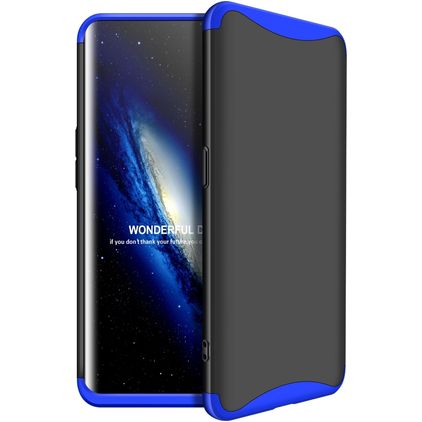 Mobigear TriGuard Coque OPPO Find X Coque arrière Rigide - Noir / Bleu