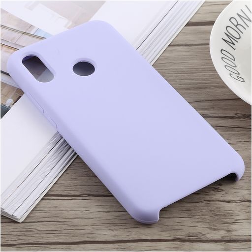 Mobigear Rubber Touch Coque Huawei P20 Lite (2018) Coque arrière en Silicone - Violet