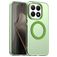 Mobigear Shockproof Xiaomi 15T MagSafe Plastique rigide Coque arrière - Vert
