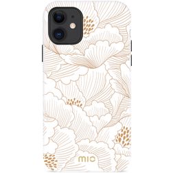 MIO Coque iPhone 11 MagSafe Coque arrière Rigide - White Roses