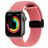 Mobigear Braided Mag Bracelet Nylon Apple Watch Fermeture magnétique - 49/46/45/44 mm - Rose