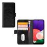 Mobilize Elite Gelly Housse Samsung Galaxy A22 5G Etui Porte-Monnaie - Noir