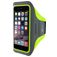 Mobiparts Comfort Fit Brassard Téléphone iPhone 8 Plus Brassard Coque de Sport en Neoprène - Neon Green