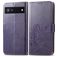 Mobigear Clover Google Pixel 6a Étui Portefeuille - Violet
