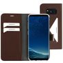 Mobiparts Classic Wallet Housse Samsung Galaxy S8 Etui Porte-Monnaie - Marron