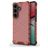 Mobigear Honeycomb Coque Samsung Galaxy S26 Coque arrière Rigide Anti-Chocs - Rouge