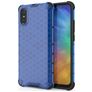 Mobigear Honeycomb Coque Xiaomi Redmi 9A Coque arrière Rigide Anti-Chocs - Bleu