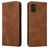 Mobigear Retro Slim Samsung Galaxy S20 Plus Étui Portefeuille - Marron