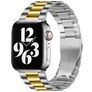 Mobigear Antwerp Bracelet Acier Apple Watch Fermeture boucle déployante - 42/41/40/38 mm - Or / Argent