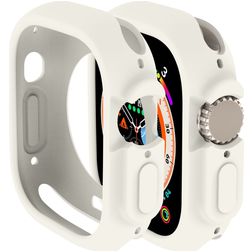 Mobigear Colors Coque Apple Watch Ultra - 49 mm Coque Rigide - Blanc